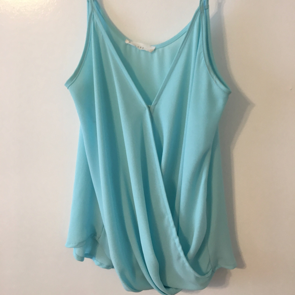Blue Lush Tank with Adjustable Straps (Small)